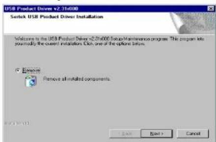 ACER MP330 - Verwijderen onder Windows 98 - 1