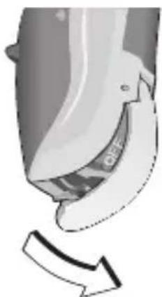 Sonic Charm Nano RITE - Step 8: Turning the Hearing Instrument OFF - 1