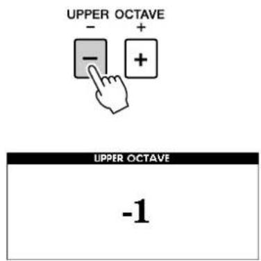 UPPER OCTAVE - + - + UPPER OCTAVE -1