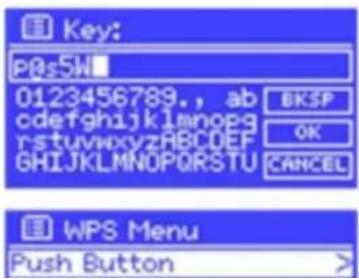 Key: P0s5K 0123456789., ab cdefghijklmnopg rstuvwxyzABCDEF GHIJKLMNOPQRSTUVWXYZ OK CANCEL WPS Menu Push Button >