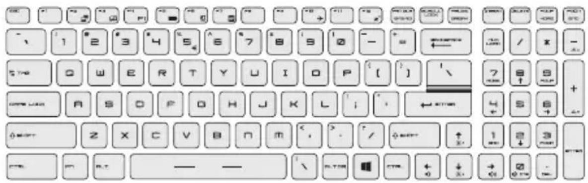 MSI GS73 8RF-018NL - Gebruik van het toetsenbord - 1