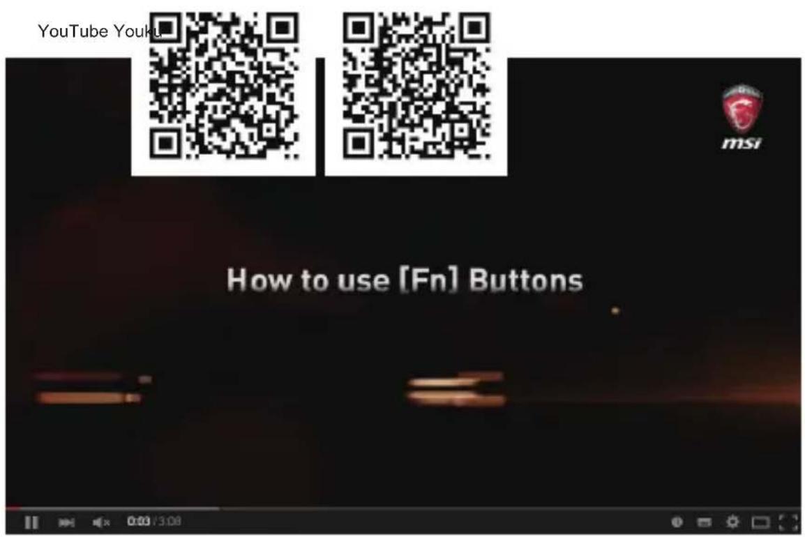 MSI GV62 8RC-216NL - Video: How to Use [Fn] Buttons - 1