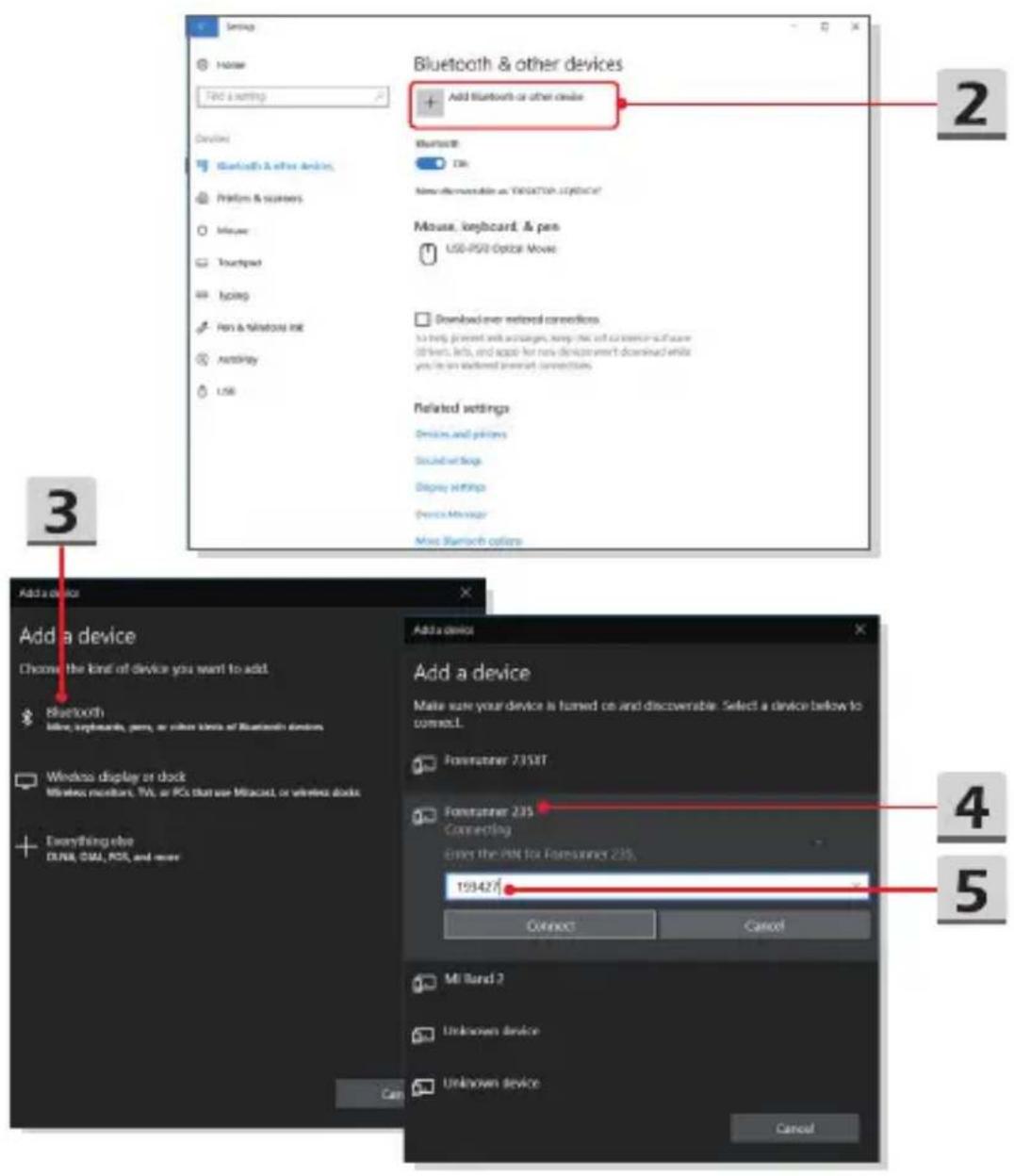 MSI GV62 8RC-216NL - ▶ Pairing the Bluetooth devices - 1