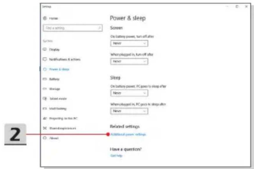 MSI GV62 8RC-216NL - Choose or Customize a Power Plan - 2