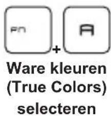 P0 + Ware kleuren (True Colors) selecteren