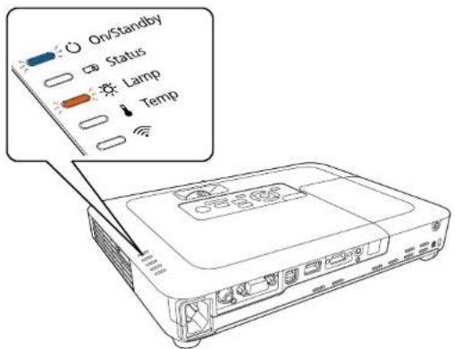 EPSON EB-1781W - Onderhoud projectorlamp - 2