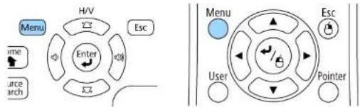 Menu H/V Esc Enter Gebruiker arch Esc Gebruiker Aanwijzer