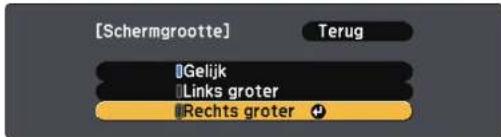 [Schermgrootte] Terug Gelijk Links groter Rechts groter