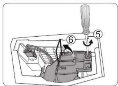 JVC LX-UH1 - De lamp vervangen - 4