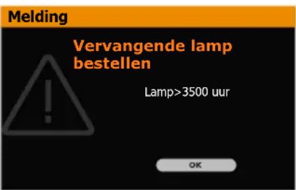 JVC LX-UH1 - De timing van de lampvervanging - 2