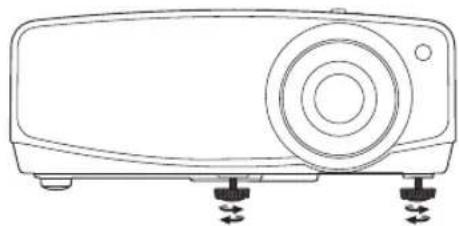 JVC LX-UH1 - De projectiehoek aanpassen - 1