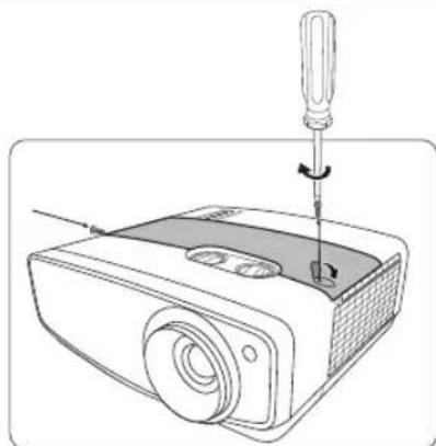 JVC LX-UH1 - De lamp vervangen - 10