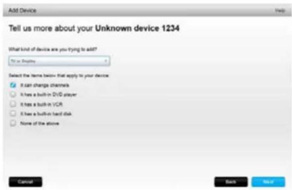 LOGITECH Harmony Ultimate One - Een onbekend apparaat toevoegen - 3
