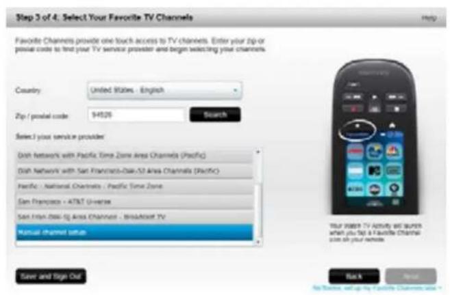 LOGITECH Harmony Ultimate One - Handmatig favorieten instellen - 2