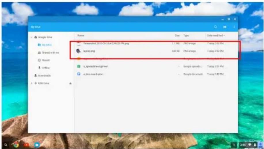 My Drive Name Size Type Only modified font My Tools Shared with me Mouse Office Downloads USB Drive Screenshot 2015-09-31 at 2:46:25 PM.png 1.1 MB PNG image Today 2:52 PM laptop.png 688 KB PNG image Today 2:52 PM x_sprwaddirect.gptsec Google spreads... Today 3:31 PM x_sprwaddirect.gptsec Google document Today 2:49 PM