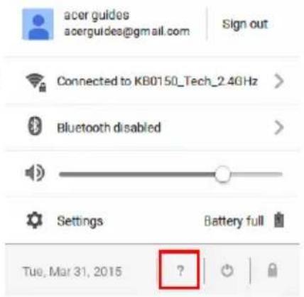 ACER Chromebook R11 CB5-132T-C6V4 - Online en offline help - 2