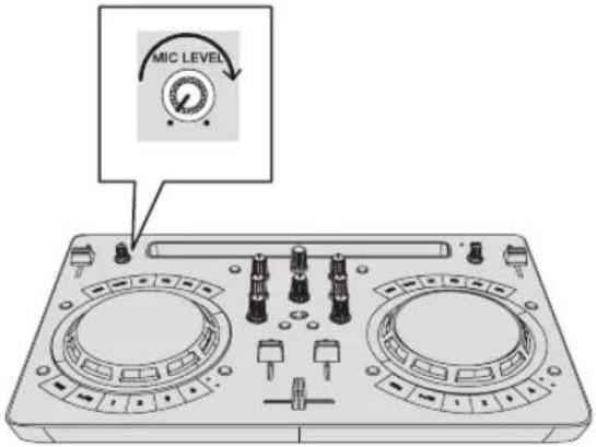 PIONEER DDJ-WeGO4 - Invoeren van het geluidssignaal van de microfoon - 2