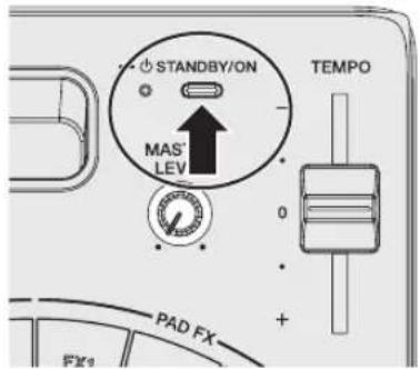 STANDBY/ON MAS' LEV TEMPO PAD FX