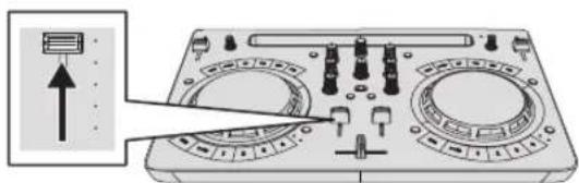 PIONEER DDJ-WeGO4 - Beweeg de kanaalfader van u af. - 1
