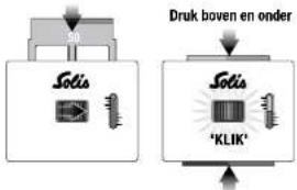 50 Druk boven en onder Solis 'KLIK'