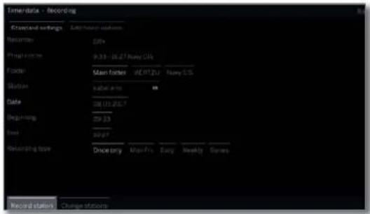 LOEWE Bild 2.55 OLED - Invoering van Timergegevens - 1