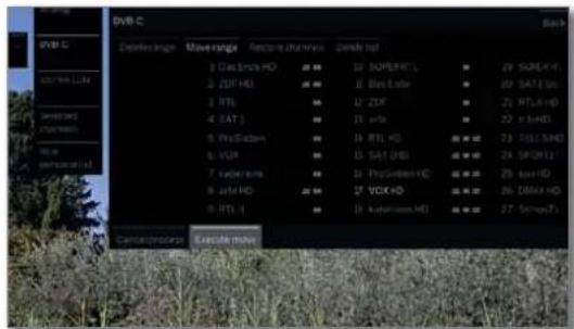 DVB C Deletion range: Moverange: Recture after visit: Direct list 1. Das Erse HD: 000 12 SUPPERC1 00 29 SUPERC4 2. ZDF HD: 000 12 BestEster 00 39 SAT16a 3. RTI: 000 12 ZDF 00 25 RTL6 HD 4. SAT 1: 000 12 Arla 00 22 v HBD 5. PhysStem: 000 14 RTL HD 00 = = = 23 USS1 SMD 6. VCK: 000 15 SAT HD 00 = = = 24 SPQK11 7. cafteremo: 000 16 PhysStemVCD 00 = = = 25 kaxHD 8. arla HD: 000 17 VCK HD 00 = = = 26 DLBA HD 9. RTL-1: 000 18 kastetem HD 00 = = = 27 Simax7s Cancel response: Execute mode
