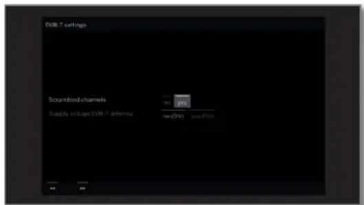 LOEWE Bild 2.55 OLED - Instelmogelijkheden voor de DVB-T-ontvangst: - 4