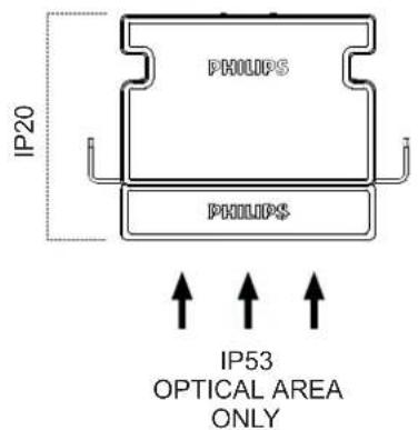 IP20 PHILIPS PHILIPS$ IP53 OPTICAL AREA ONLY