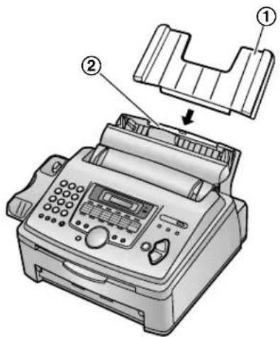 PANASONIC KX-FL611NL - Papierhouder en papierhouderdeksel - 1