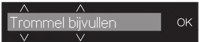 Trommel bijvullen OK
