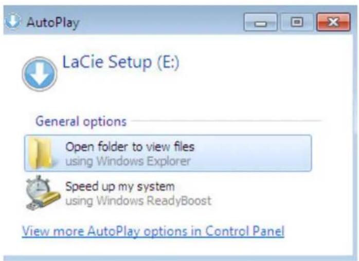 LACIE D2 Professional USB-C - STAP 2 - LACIE SETUP ASSISTANT STARTEN - 1