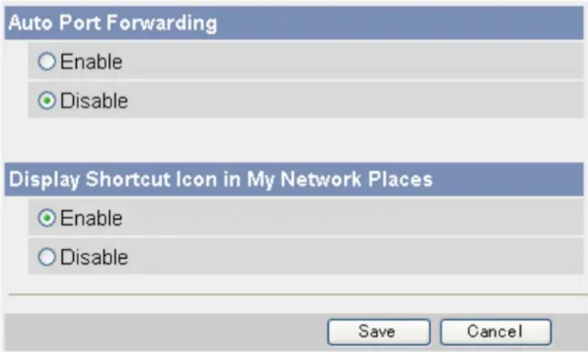 PANASONIC BL-C140 - [Auto Port Forwarding] inschakelen via de pagina [UPnP] - 1