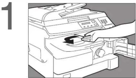 PANASONIC DP-2010 - ■Papier uitvoergebied - 1