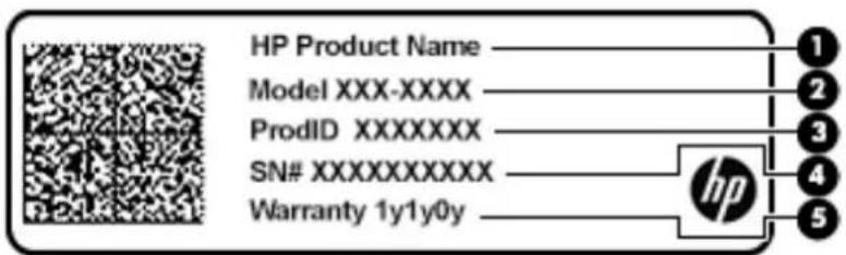 HP 15-db0945nd - Labels - 2