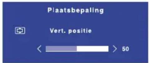 Plaatsbepaling Vert. positie 50
