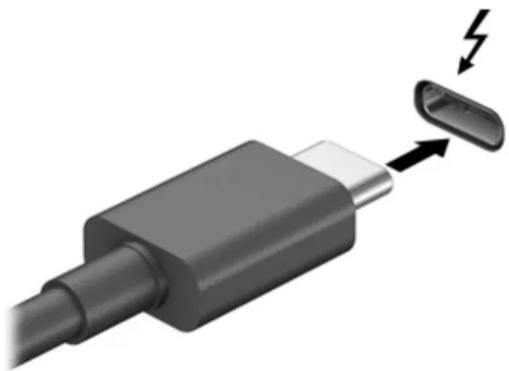 HP All-In-One 24-e081nd - Video-apparaten aansluiten met een USB Type-C-kabel (alleen bepaalde producten) - 2