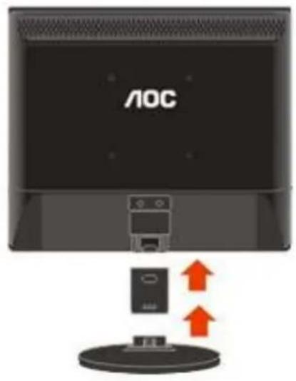 AOC E719Sda - Voet installeren - 1
