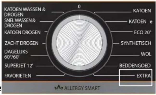KATOEN WASSEN & DROGEN SNEL WASSEN & DROGEN KATOEN DROGEN ZACHT DROGEN DAGELIJKS 60°/60' SUPERJET 12' FAVORIETEN KATOEN KATOEN e ECO 20° SYNTHETISCH WOL BEDDENGOED EXTRA ALLERGY SMART