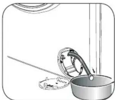 SHARP ESGDD9144W0BX - Onderhoud en reiniging van het pompfilter - 3