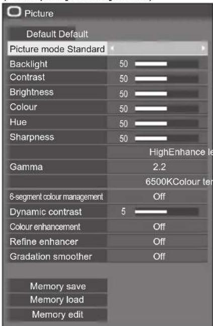 PANASONIC TH-65SF2E - Select the item. - 3