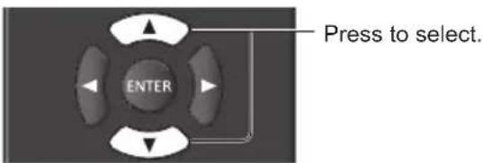 PANASONIC TH-65SF2E - Select the item. - 1
