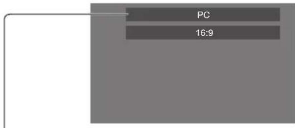 PANASONIC TH-65SF2E - Selecting the input signal - 3