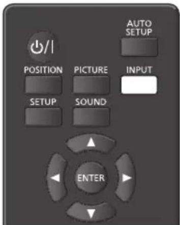 PANASONIC TH-65SF2E - Selecting the input signal - 1