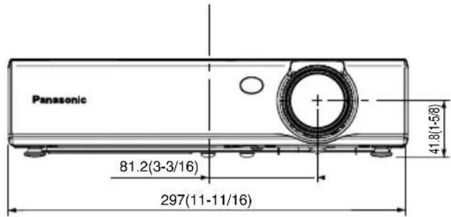 PANASONIC PT-LB20SEA - 치수 - 2