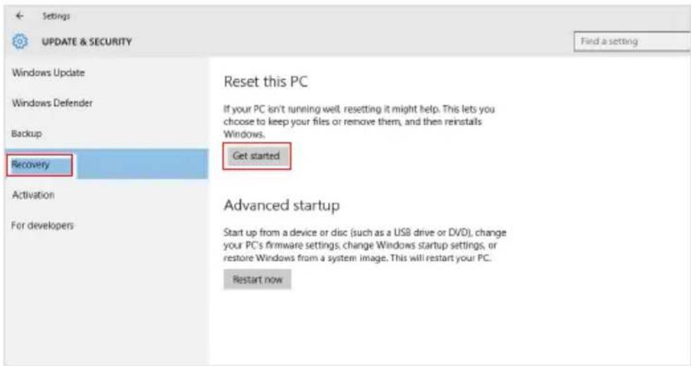 MSI Trident A 9SC-415MYS - Deze pc resetten - 1