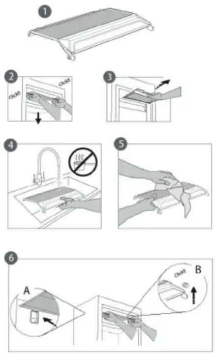 WHIRLPOOL ARG 9472 - PROCEDURE VOOR REINIGING VAN HET STOP FROST-ACCESSOIRE - 1