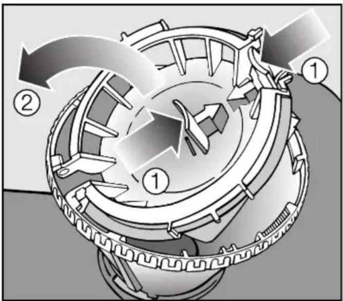 MIELE G 6000 SC BW - Zeefcombinatie reinigen - 2