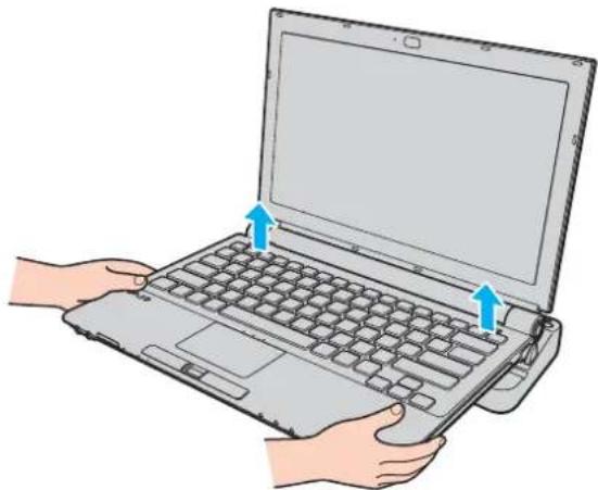 SONY Vaio VGN-TZ22MN - Disconnecting Your Computer from the Docking Station - 4