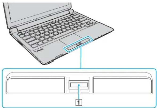 SONY Vaio VGN-TZ22MN - To enroll a fingerprint - 3