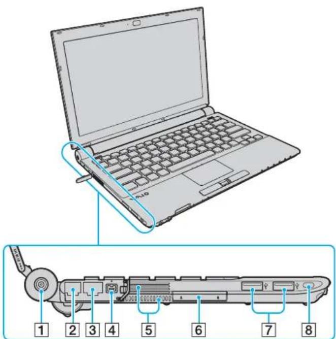 SONY Vaio VGN-TZ22MN - Left - 1